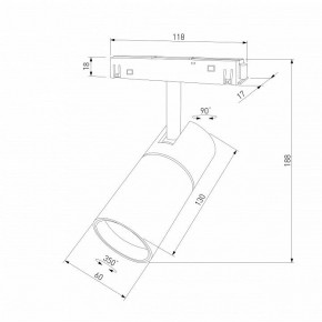 Светильник на штанге Elektrostandard Slim Magnetic a069471 в Кунгуре - kungur.ok-mebel.com | фото 4