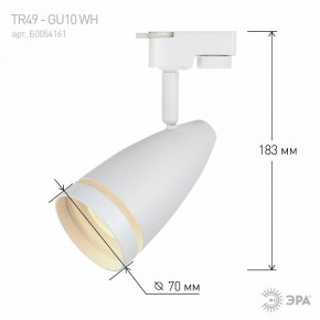 Светильник на штанге Эра  TR49 - GU10 WH в Кунгуре - kungur.ok-mebel.com | фото 4
