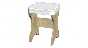 Табурет (комплект 2 шт) дуб сонома/белый в Кунгуре - kungur.ok-mebel.com | фото