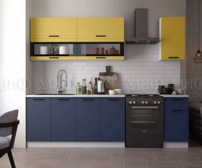ТЕХНО Кухонный гарнитур 2,0 м Компоновка №2 в Кунгуре - kungur.ok-mebel.com | фото 4