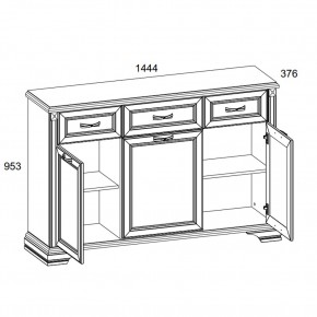 Тумба 3D3S, MONAKO, цвет Сосна винтаж/дуб анкона в Кунгуре - kungur.ok-mebel.com | фото 2