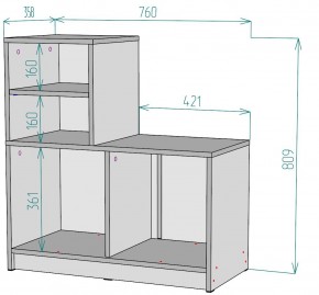 Тумба для прихожей V29 в Кунгуре - kungur.ok-mebel.com | фото 2