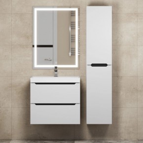 Тумба под раковину Uperwood Tanos 60 см, подвесная, белая/графит в Кунгуре - kungur.ok-mebel.com | фото 13
