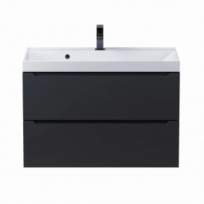 Тумба под раковину Uperwood Tanos 80 см, подвесная, черная матовая в Кунгуре - kungur.ok-mebel.com | фото 8