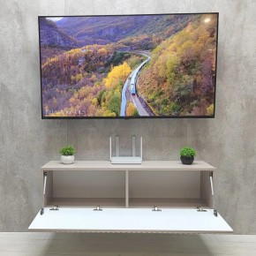 Тумба подвесная под ТВ LINES MTV4-MA 1150 Бежевый (Леда-М 10.1.5) в Кунгуре - kungur.ok-mebel.com | фото 3