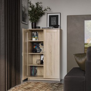 Тумба СИРИУС двухдверная высокая, цвет Дуб Сонома в Кунгуре - kungur.ok-mebel.com | фото 4
