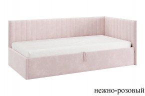 ТВИКС Кровать (тахта) с ПМ 900 (нежно-розовый) в Кунгуре - kungur.ok-mebel.com | фото