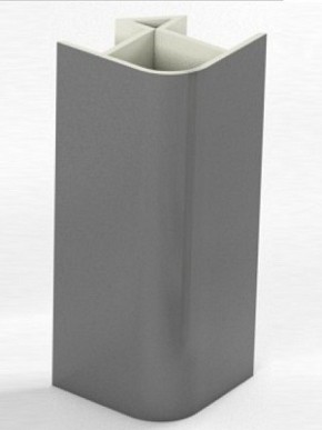 Угловое соединение для цоколя 90 гр. h100 мм (Алюминий, Белый, Черный, Сонома) в Кунгуре - kungur.ok-mebel.com | фото