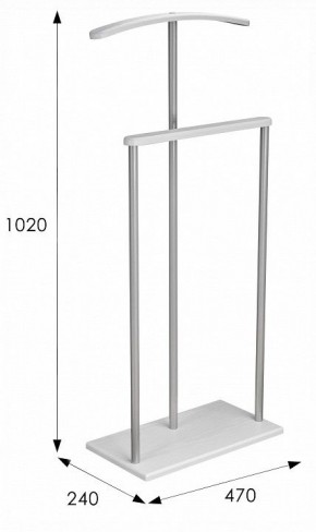 Вешалка для костюма Дэви 1 в Кунгуре - kungur.ok-mebel.com | фото 6