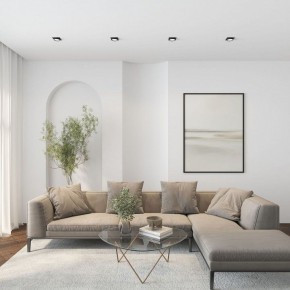 Встраиваемый светильник Denkirs FLAT DK2091-BK в Кунгуре - kungur.ok-mebel.com | фото 5