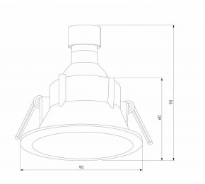 Встраиваемый светильник Elektrostandard Side 25059/01 в Кунгуре - kungur.ok-mebel.com | фото 6