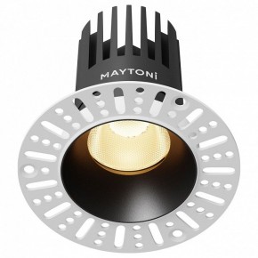 Встраиваемый светильник Maytoni Dip DL121-15W-2.7K-TRS-B в Кунгуре - kungur.ok-mebel.com | фото