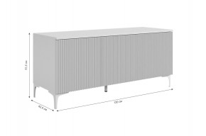 ЗЕФИР Гостиная К2 (белое дерево/черный муар) в Кунгуре - kungur.ok-mebel.com | фото 4