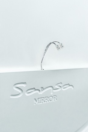 Зеркало Gia 75 white с подсветкой Sansa (SGa1044Z) в Кунгуре - kungur.ok-mebel.com | фото 5