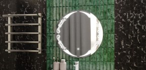 Зеркало Канберра 700х700 с подсветкой Sansa (GL7032Z) в Кунгуре - kungur.ok-mebel.com | фото 7