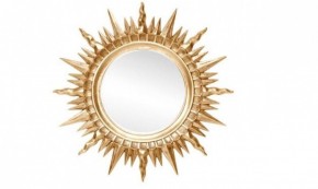 Зеркало круглое золото (1810(1) в Кунгуре - kungur.ok-mebel.com | фото