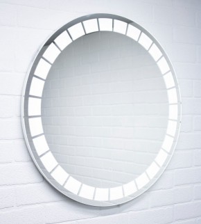 Зеркало Маскат 700х700 с подсветкой Домино (GL7057Z) в Кунгуре - kungur.ok-mebel.com | фото 3