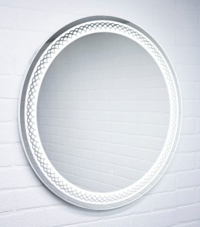Зеркало Прая 700х700 с подсветкой Домино (GL7048Z) в Кунгуре - kungur.ok-mebel.com | фото 3